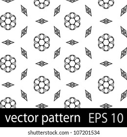 Floral pattern. Seamless vector background