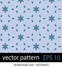 Floral pattern. Seamless vector background