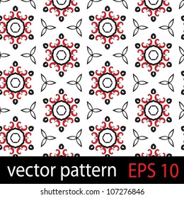 Floral pattern. Seamless vector background