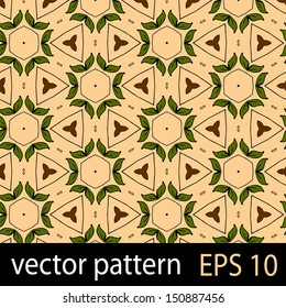 Floral pattern. Seamless vector background