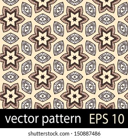 Floral pattern. Seamless vector background