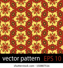 Floral pattern. Seamless vector background