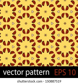 Floral pattern. Seamless vector background