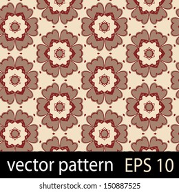 Floral pattern. Seamless vector background