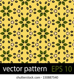 Floral pattern. Seamless vector background
