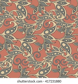 floral pattern. seamless vector background