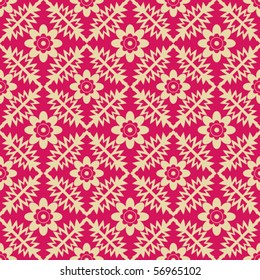 floral pattern, seamless vector background