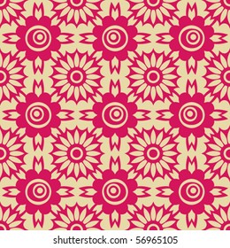 floral pattern, seamless vector background