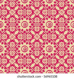 floral pattern, seamless vector background
