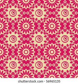 floral pattern, seamless vector background