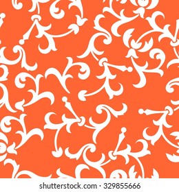 Floral pattern seamless vector with floral elements