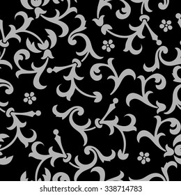 Floral pattern seamless vector with floral elements