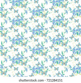 floral pattern seamless vectors