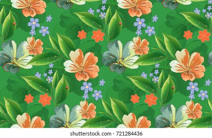 floral pattern seamless vectors