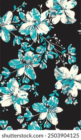 floral pattern, seamless pattern, vintage pattern, all over design, flower all over, flower bunch pattern, big flower.
