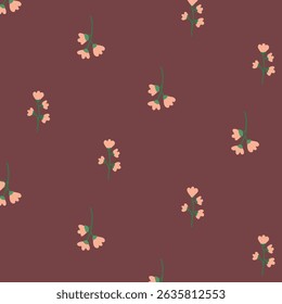 Floral pattern, floral seamless pattern, vintage. Floral print for packaging, textiles, wrapping paper, wallpaper, fashion.