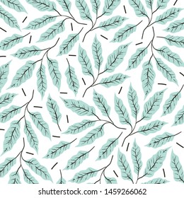  Floral pattern seamless white background.