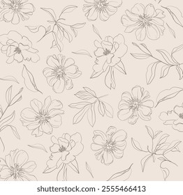 floral pattern, silhouette floral pattern, floral, vector, drawn 