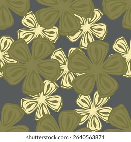 floral pattern, silhouette floral pattern, floral, vector, drawn