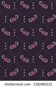Floral pattern in the small flower