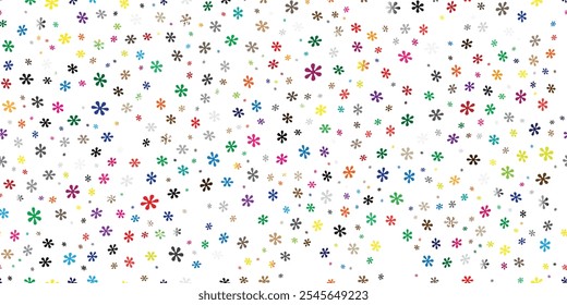 Floral pattern in the small flower. Ditsy print . Seamless Blot Pattern. Elegant template for fashion prints. Printing with very small light flowers. White background. EPS Vector