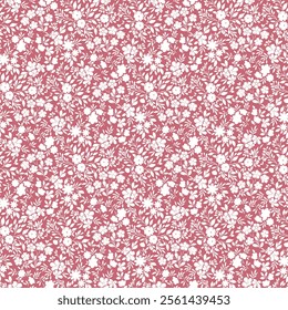 Floral pattern in small flower. Small pretty flowers endless print. Ditsy print, ditsy style, liberty design.Sweet floral seamless pattern for fashion, wrapping, printing on fabric and surface.