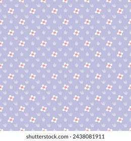 Blumenmuster mit kleinen Blumen. Ideal für Tapeten, Hintergründe, Verpackung, Stoff, Scrapbook