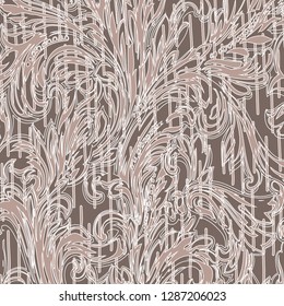 Floral  pattern with small flowers and leaves
