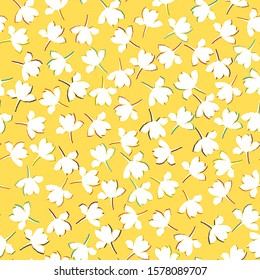 Floral pattern. Small flowers.Seamless vector texture.