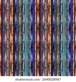 floral pattern stripe for textile