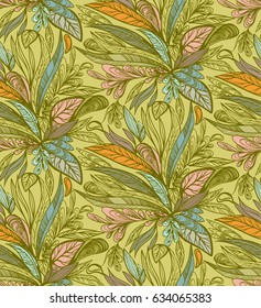 floral pattern Stylized flowers