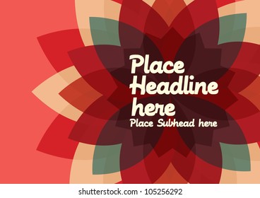 floral pattern template vector/illustration