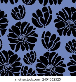 patrón floral. flores tropicales vectoriales textiles. impresión vectorial mínima. Fondo transparente