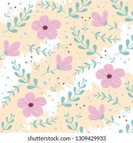 Floral Pattern or Texture, Spring and Summer Theme Background