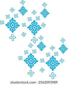 Floral pattern, Thai pattern, Isan pattern