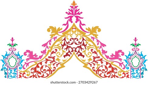  Patrón floral que se puede utilizar para cualquier decoración