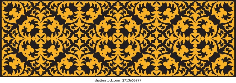 Floral Pattern. Traditional Pattern of Indonesia	