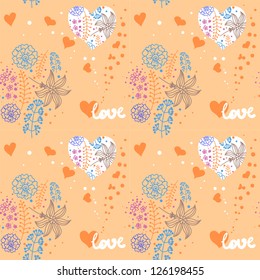 floral pattern Valentine's Day