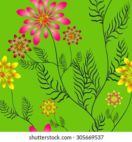 floral pattern vector   