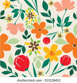 Floral pattern in vector
