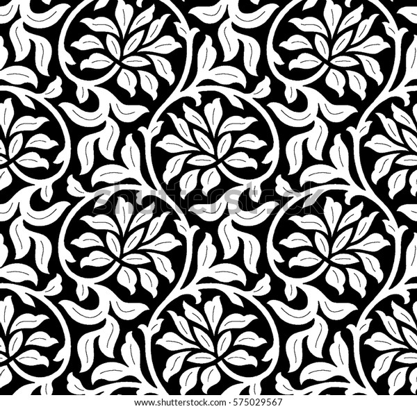 Floral Pattern Vector Stock Vector (Royalty Free) 575029567