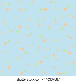 Floral pattern. Vector background.