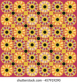 floral pattern, vector background