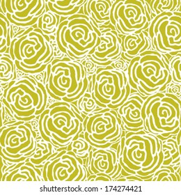 floral pattern vector background. rose flowers background. vintage pattern.