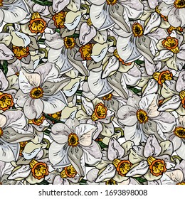 Blumenmuster der Vektorillustration schmücken die zarten Blumen für Ihr Design.
С können für die Dekoration von Textilien, Tapeten, Schaufenstern, Karten und mehr verwendet werden