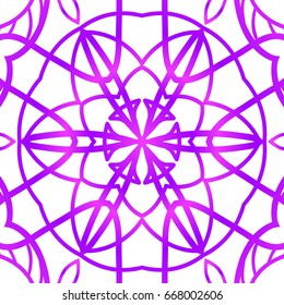 Floral pattern. vector illustration. hand drawn henna india tribal paisley background. purple color