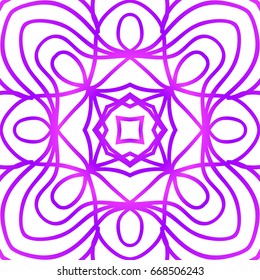 Floral pattern. vector illustration. hand drawn henna india tribal paisley background. purple color