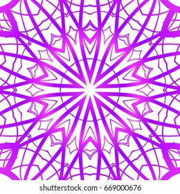 Floral pattern. vector illustration. hand drawn henna india tribal paisley background. purple color
