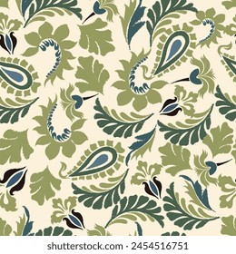 floral pattern in vector, suitable for fabric, clothing, covers, motifs, wallpaper, etc.