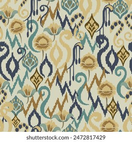 floral pattern in vector, suitable for fabric, clothing, covers, motifs, wallpaper, etc.
